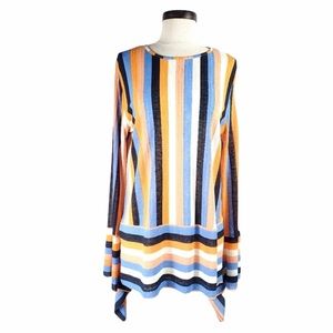 ZARA striped multicolor blouse | M